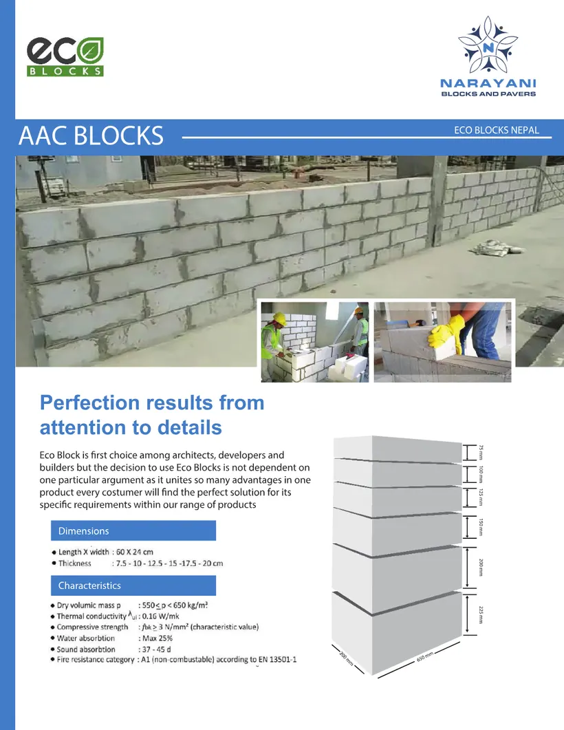 Premium Eco Blocks AAC blocks